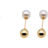 Wolff Pin - gold-white pea