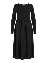 Vila Stine L/S Midi Dress FW - Black