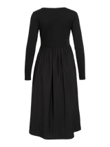 Vila Stine L/S Midi Dress FW - Black