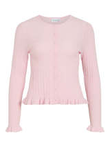 Vila Irayulka L/S Cardigan - Cherry Blossom