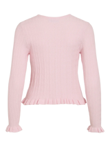 Vila Irayulka L/S Cardigan - Cherry Blossom