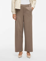 Vila Varone HW Wide Pant - Falcon