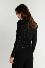 Rue De Femme Edda Reversible Blouse - Black