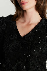 Rue De Femme Edda Reversible Blouse - Black