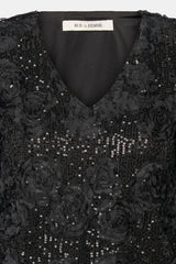 Rue De Femme Edda Reversible Blouse - Black