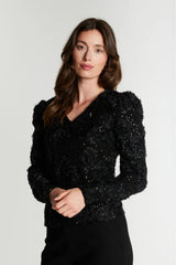 Rue De Femme Edda Reversible Blouse - Black