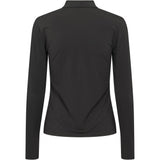 Rue De Femme Roll Neck Blouse - Black