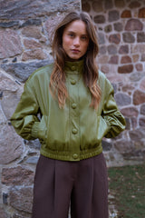 Rue de Femme Emmalynn vegan Jacket - Moss