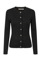Rue De Femme Lope Knit Cardigan - Black