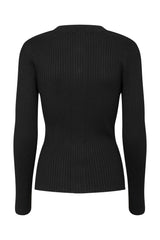Rue De Femme Lope Knit Cardigan - Black