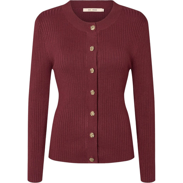 Rue de Femme Lope Knit Cardigan - Wine