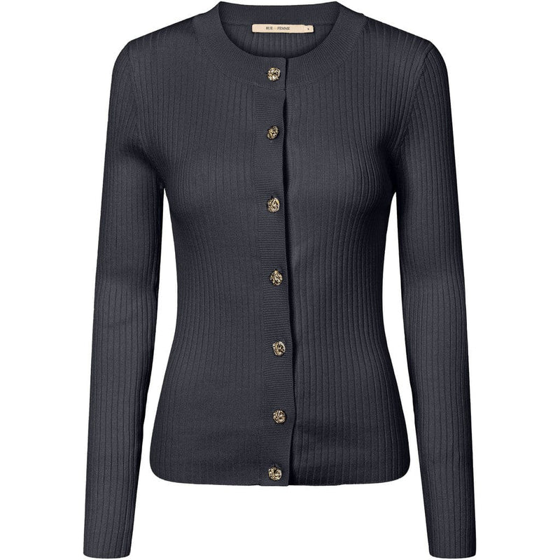Rue de Femme Lope Knit Cardigan - Midnight