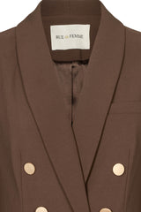 Rue de Femme Comfy Eloise blazer - Chocolat