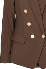 Rue de Femme Comfy Eloise blazer - Chocolat