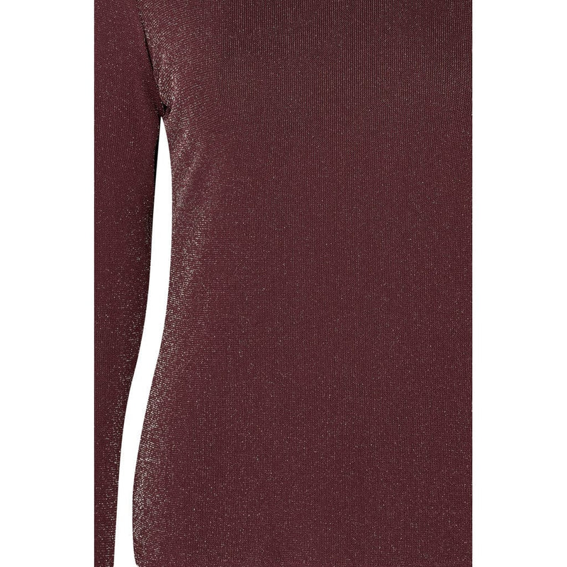 Rue de Femme Round Neck Blouse - Wine