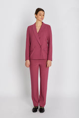 Rue de femme Comfy Olana Regular Long Pants - Deep Plum