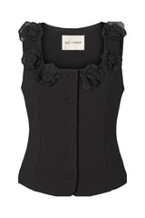 Rue de Femme Comfy Avrill Vest - Black