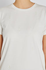 Rue De Femme Alvina Femme T-shirt - Off White