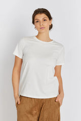 Rue De Femme Alvina Femme T-shirt - Off White