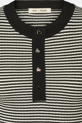 Rue de Femme Fennec Knit - Black stripe