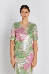 Rue de Femme Glynara Blouse - Peony