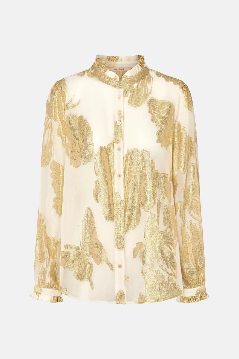 Rue de Femme Juno Shirt - Gold