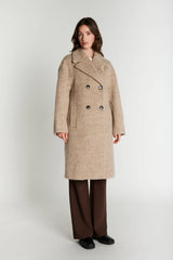 Rue De Femme Kanzina Coat - Sand Melange
