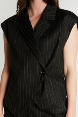Rue De Femme New Solveig Vest - Dark Rock