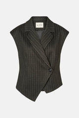 Rue De Femme New Solveig Vest - Dark Rock