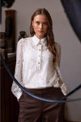 Rue De Femme New Faustine Blouse - Off White