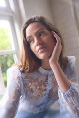 Rue de Femme Serena Shirt - Blue Stone