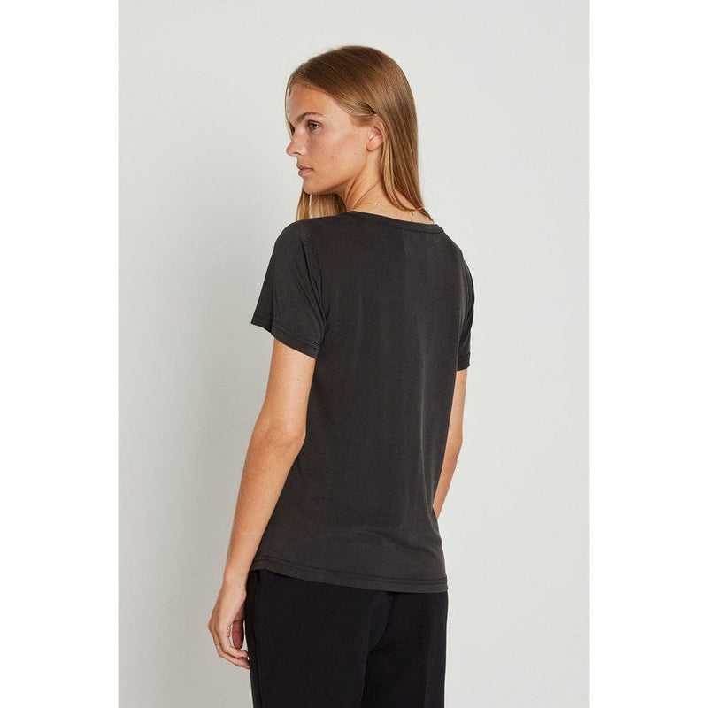 Rue De Femme Zoe O-neck Tee - Black