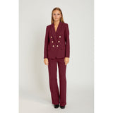 Rue de Femme Comfy Olana wide pants - Wine