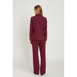 Rue de Femme Comfy Olana wide pants - Wine