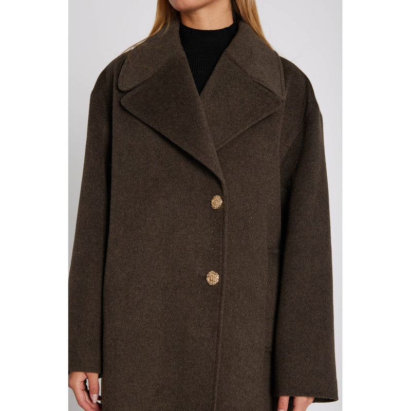 Rue De Femme Disa Coat - Brown sugar