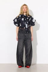 Hunkøn Renata Barrel Jeans - Black