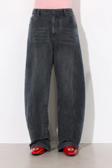 Hunkøn Renata Barrel Jeans - Black