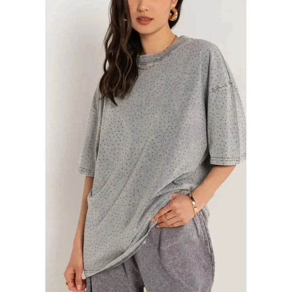Qnuz Rini t-shirt -Dark grey