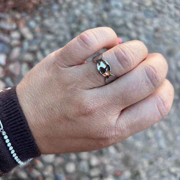 Wolff Jewelry Rustic Big Ring - Sølvfarvet