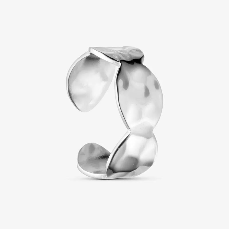 Wolff Jewelry Rustic Big Ring - Sølvfarvet
