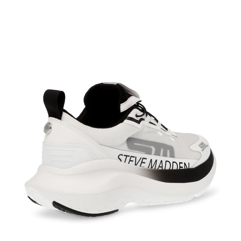 Steve Madden Elevate 2 Sneaker - White/Black