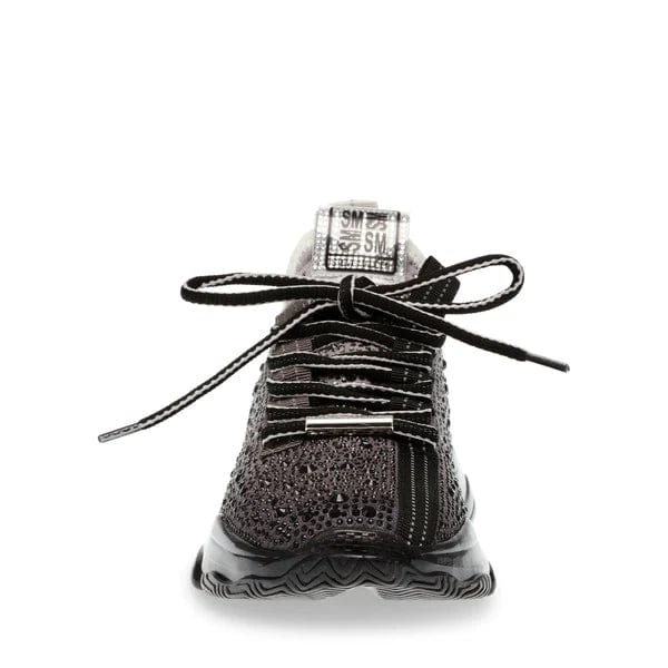 Steve Madden Mistica Sneaker - Black Silver