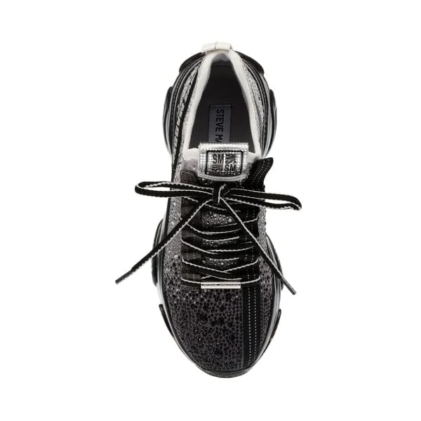 Steve Madden Mistica Sneaker - Black Silver
