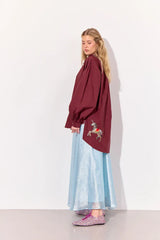 Hunkøn Sasha Shirt - Oxblood