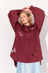Hunkøn Sasha Shirt - Oxblood