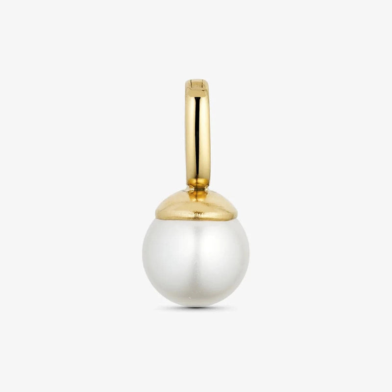 Wolff Jewelry Shell Pearl Charm - Gold