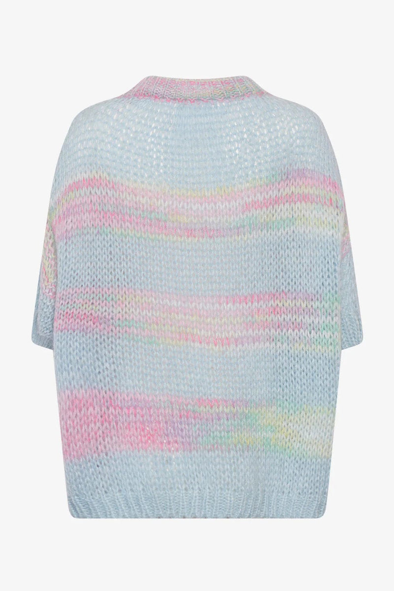 Noella Shilo Knit Jumper - Blue /Pink Rainbow