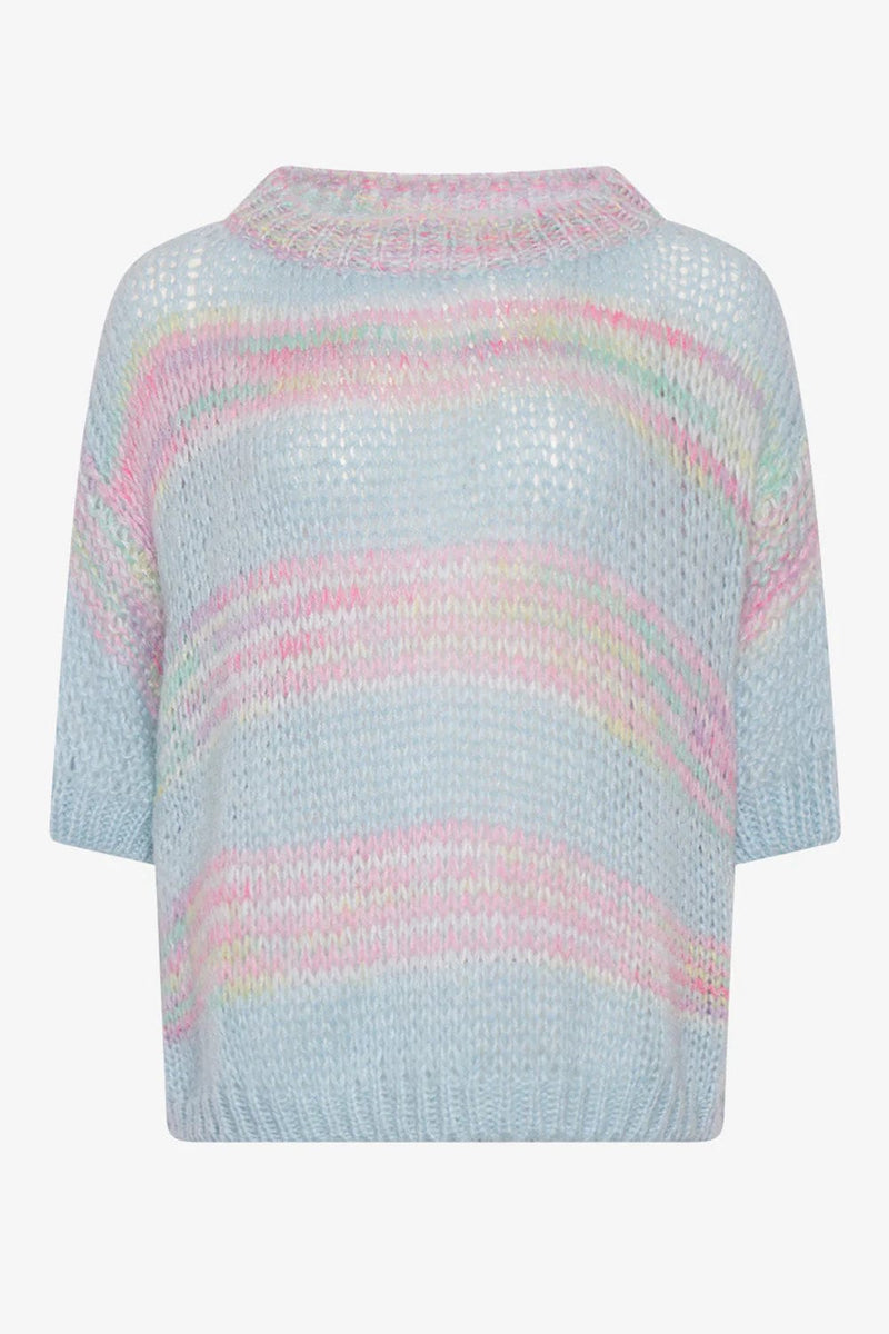 Noella Shilo Knit Jumper - Blue /Pink Rainbow