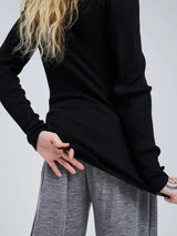 Seamless Basic Silky Fiore - Black