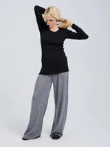 Seamless Basic Silky Fiore - Black